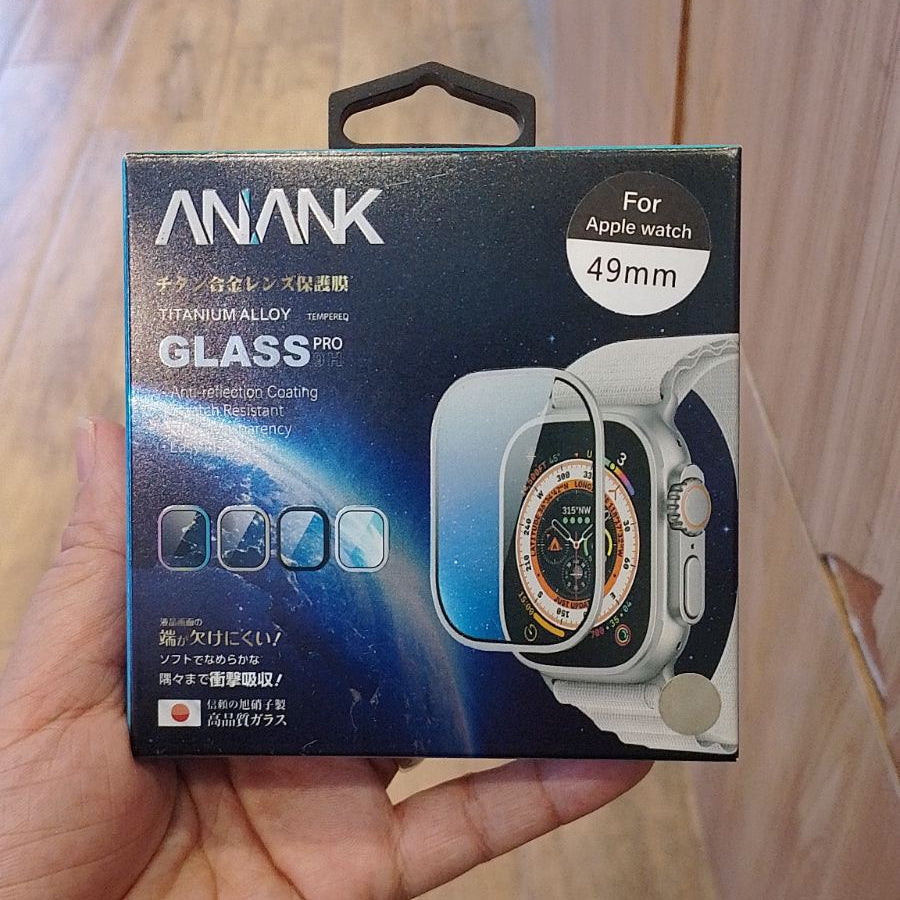 Anank Aluminum Frame Plus Glass Guard for Apple Watch Ultra 49MM