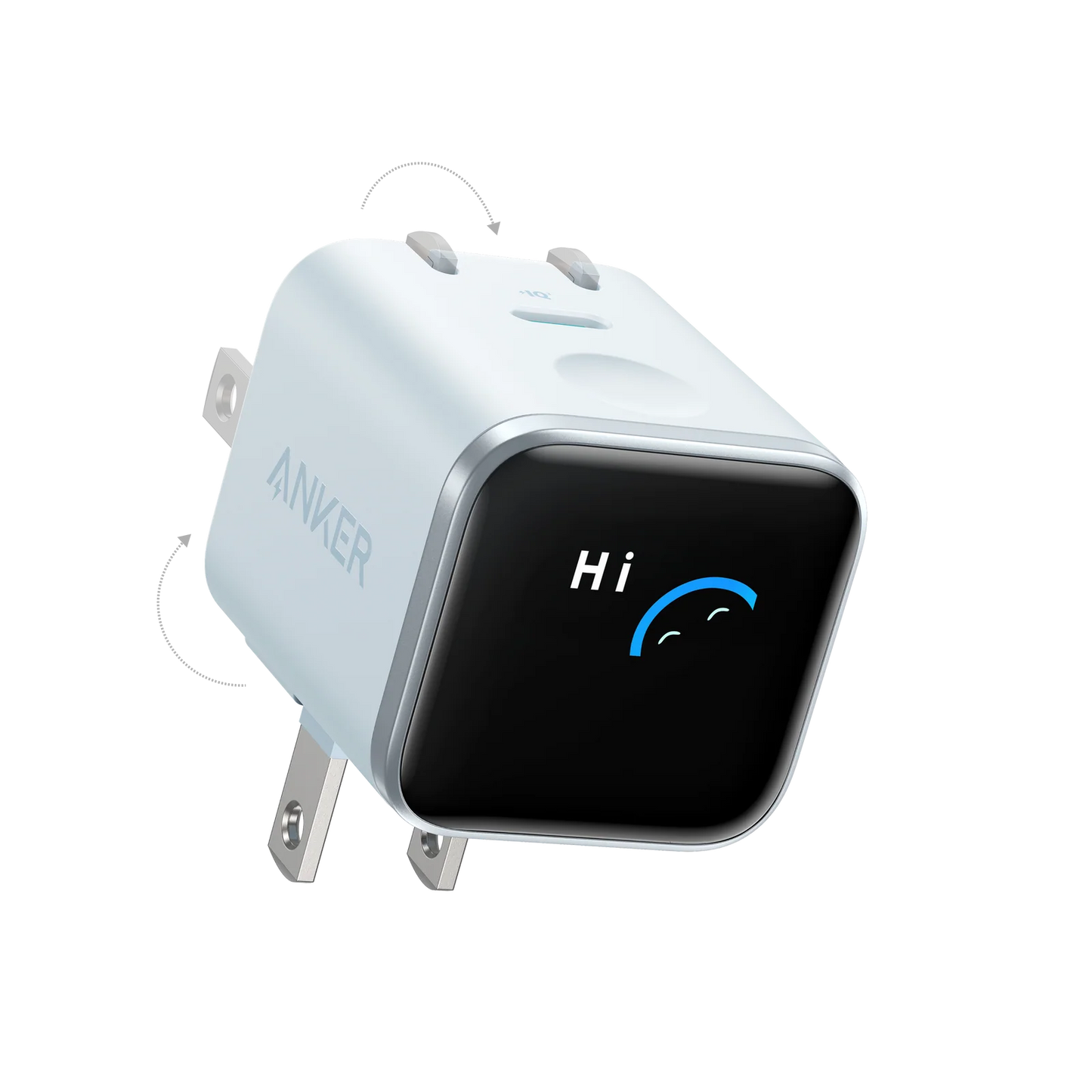Anker 45W Nano Charger with Smart Display (A121D)