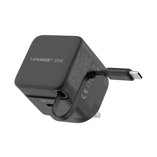 Momax 1-Charge Plus 35W Gan Charger with 1 USB-C Port (UM72CN)