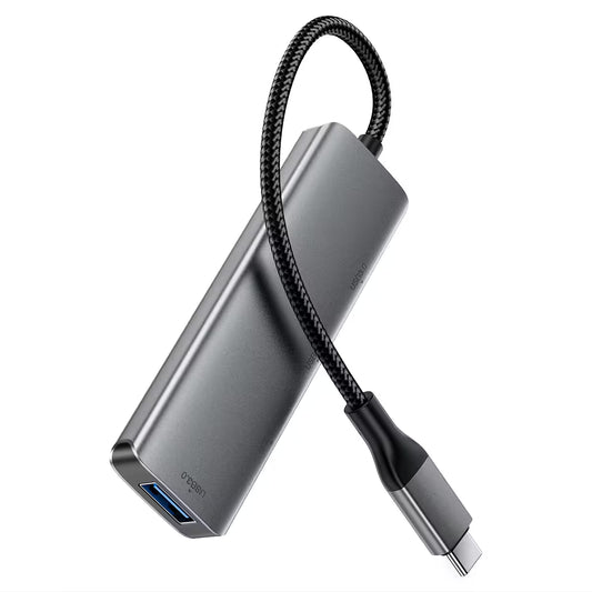 Acefast J15 4-In-1 USB-C Hub Metal Grey