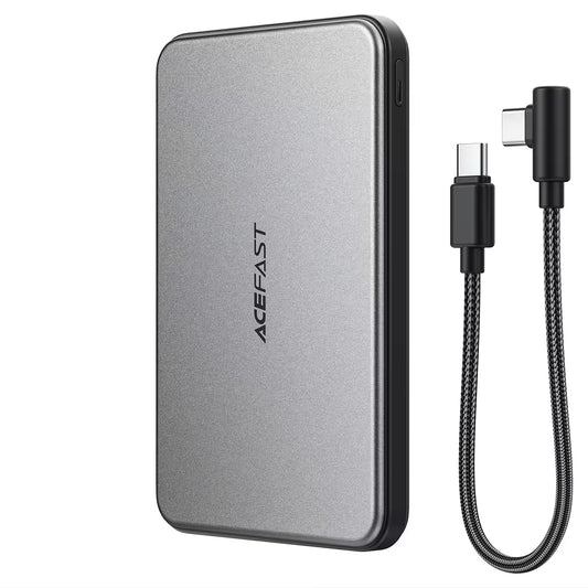 Acefast M30 PD20W 5000 mAh Magnetic Fast Charging Powerbank Black
