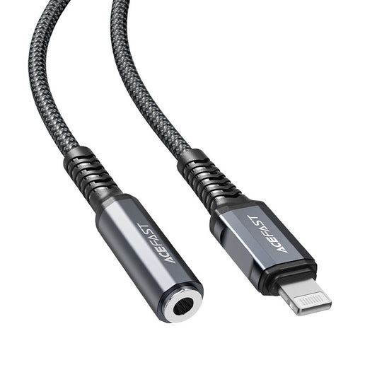 Acefast C1-05 lightning to 3.5mm aluminum alloy jack adapter (0.18M)
