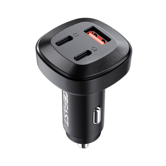 Acefast B3 66W 3-Port Car Charger Black