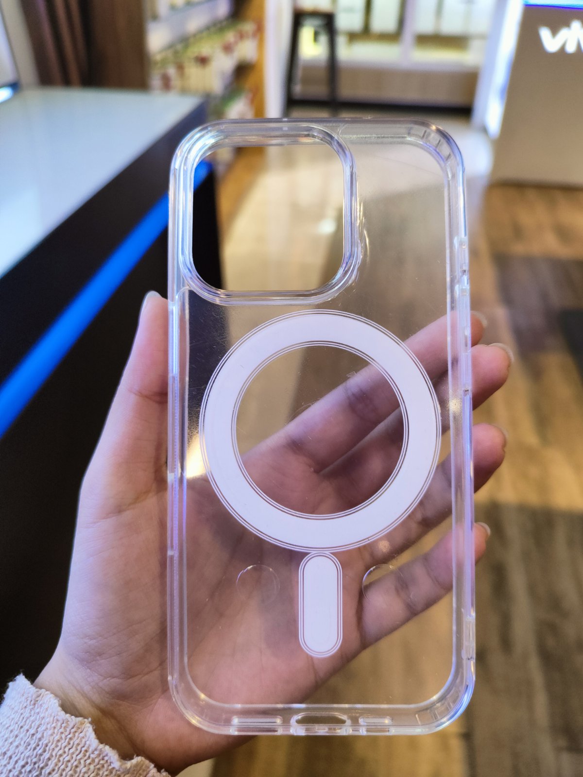 Goospery Magsafe Jel Hard Case for Iphone 16 Series Clear
