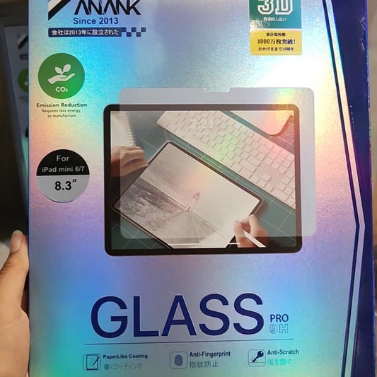 Anank 3D Paper Like Glass for Ipad Mini 6/ Mini 7 Clear
