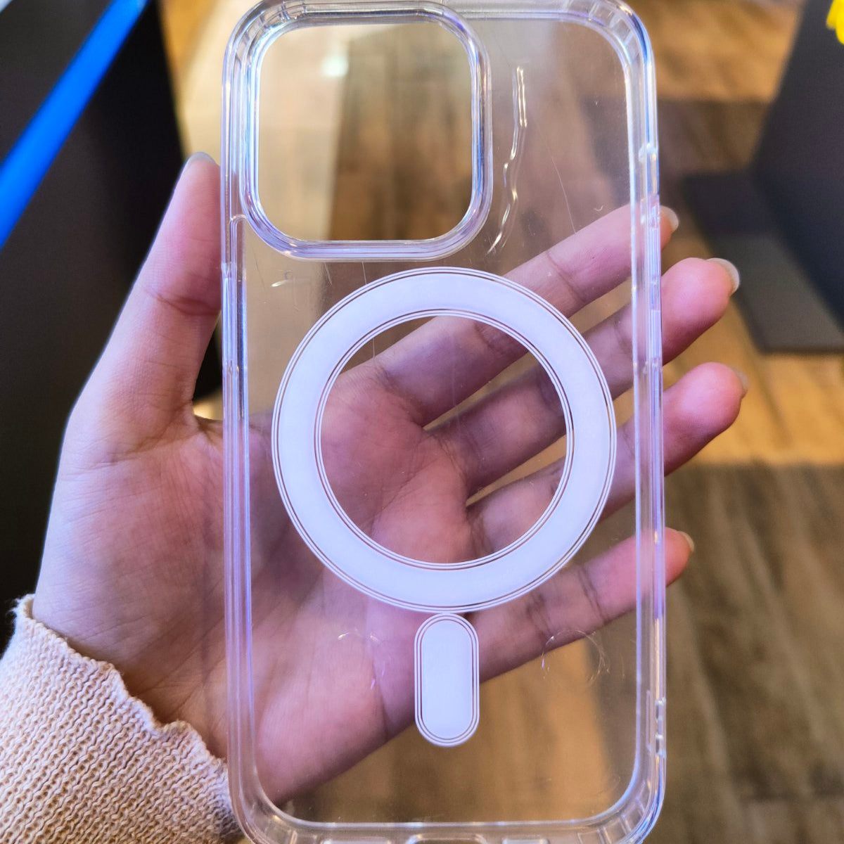 Goospery Magsafe Jel Hard Case for Iphone 14 Series Clear