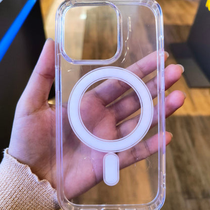 Goospery Magsafe Jel Hard Case for Iphone 14 Series Clear