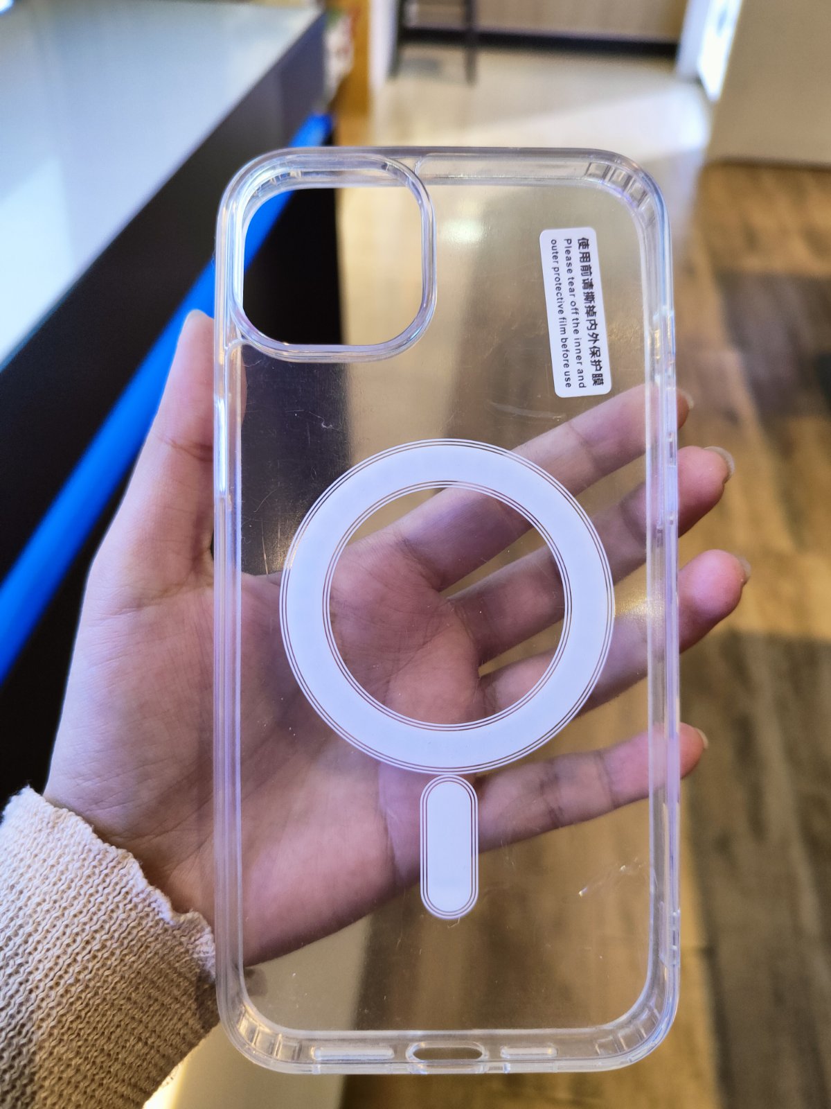 Goospery Magsafe Jel Hard Case for Iphone 14 Series Clear