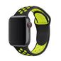 Wiwu Dual Color Silicone Watch Band for Apple Watch 40mm Black/Yellow