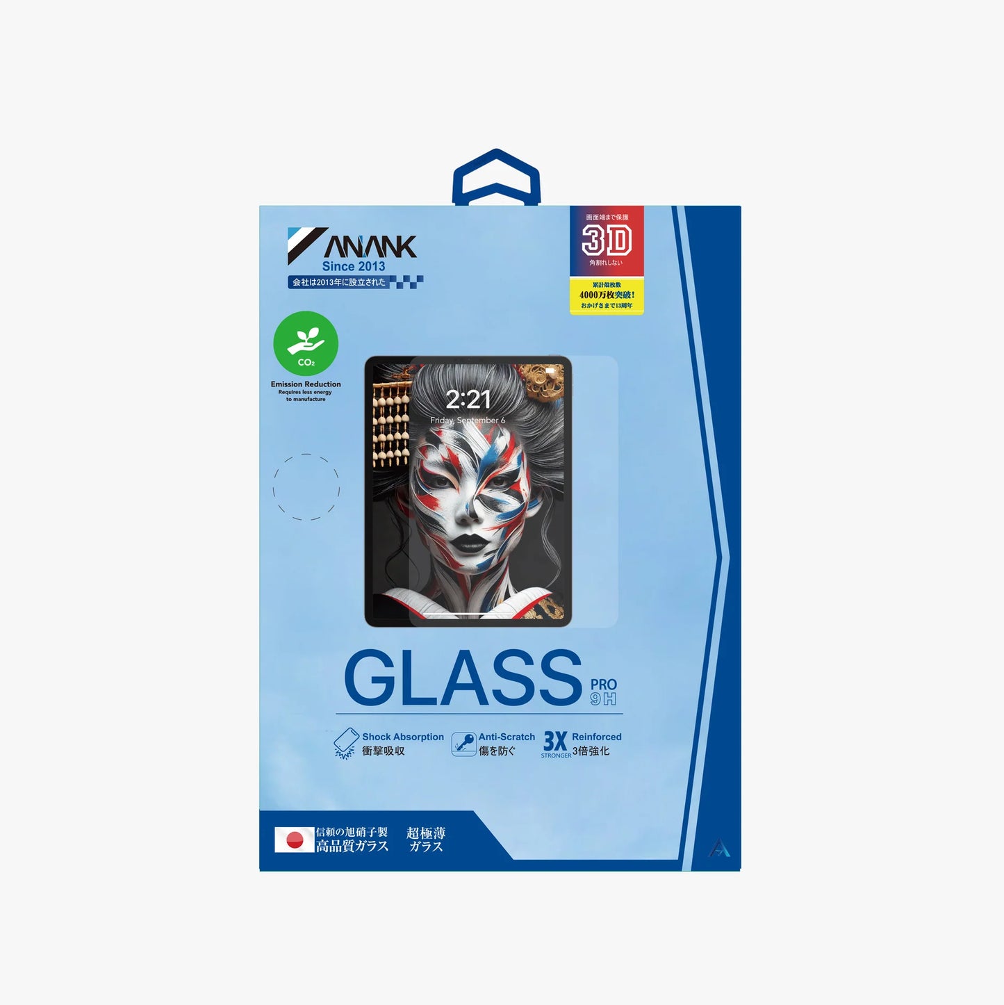 Anank 3D Glass for Ipad Pro 11 Inch (M4) Clear
