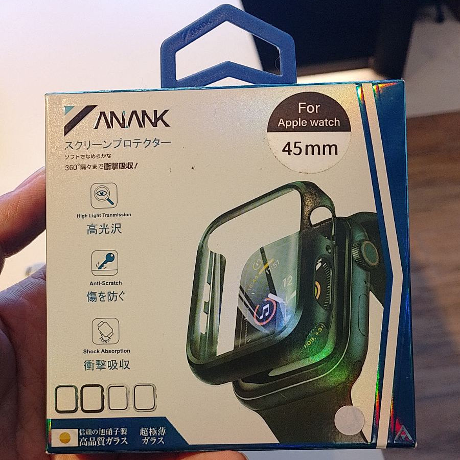 Anank 9H Curved Full Glass for Apple Watch 45MM