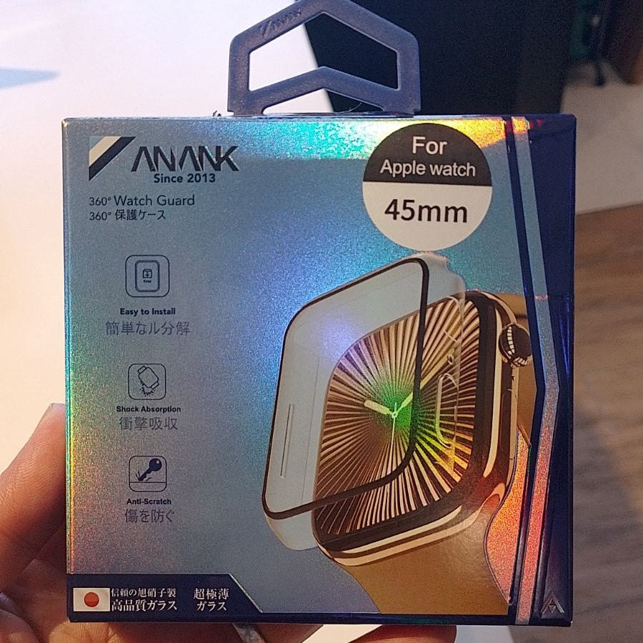 Anank 9H Curved Full Glass for Apple Watch 45MM