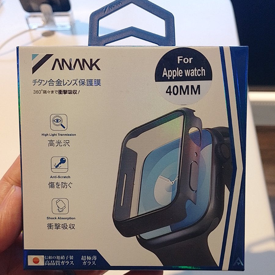 Anank 9H Curved Full Glass for Apple Watch SE 40MM