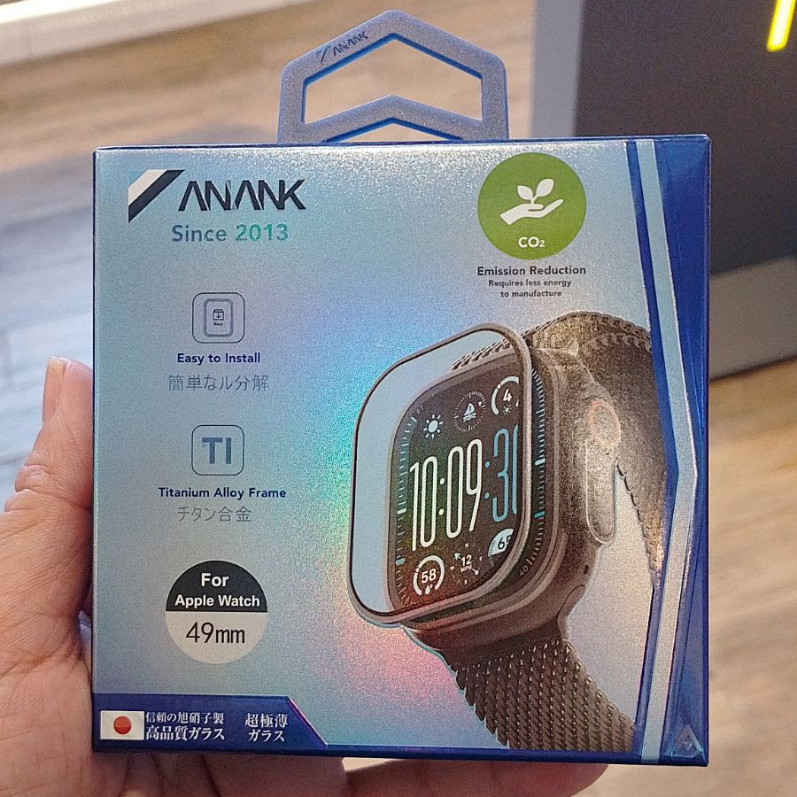 Anank Aluminum Frame Plus Glass Guard for Apple Watch Ultra 49MM