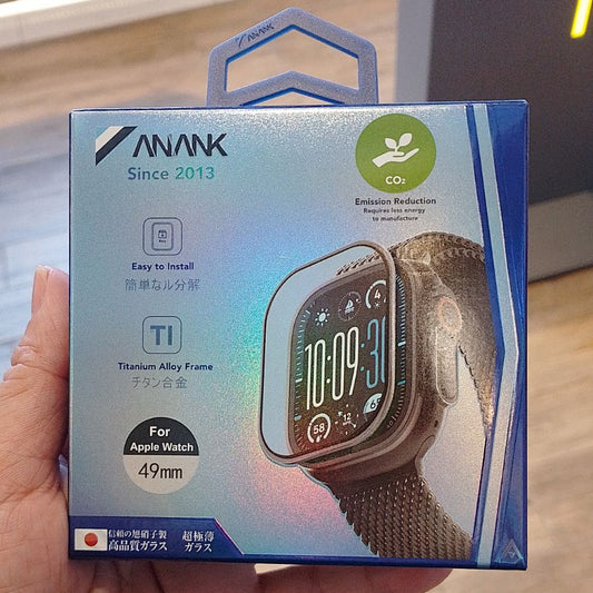 ANANK ALUMINUM FRAME PLUS GLASS GUARD FOR APPLE WATCH ULTRA 49MM