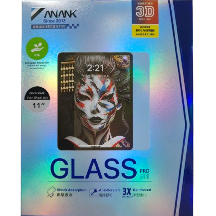 Anank 3D Glass fo iPad Air 6/ Air 7 Clear