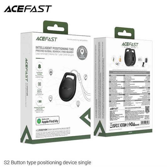 Acefast S2 Button Type Positioning Device (1PC) Black