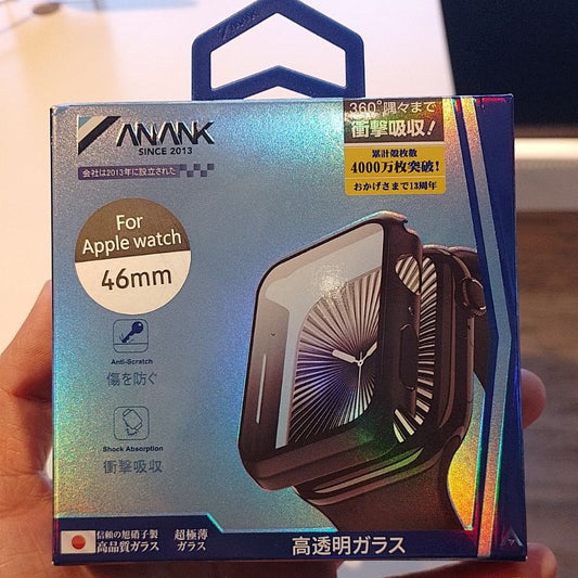 ANANK 9H CURVED FULL GLASS FOR APPLE WATCH 46MM