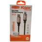 Abodos AS-DS3066 PD36W Lightning to USB-C Cable (100CM) Black