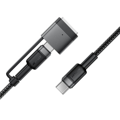 ACEFAST C22-05 USB-C TO USB-C WITH MAGSAFE 3 ADAPTER ALUMINUM ALLOY CABLE (1.2M) BLACK