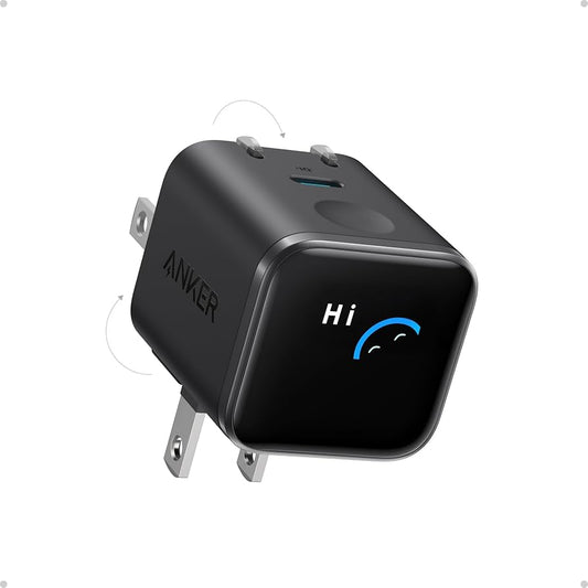 Anker 45W Nano Charger with Smart Display (A121D)