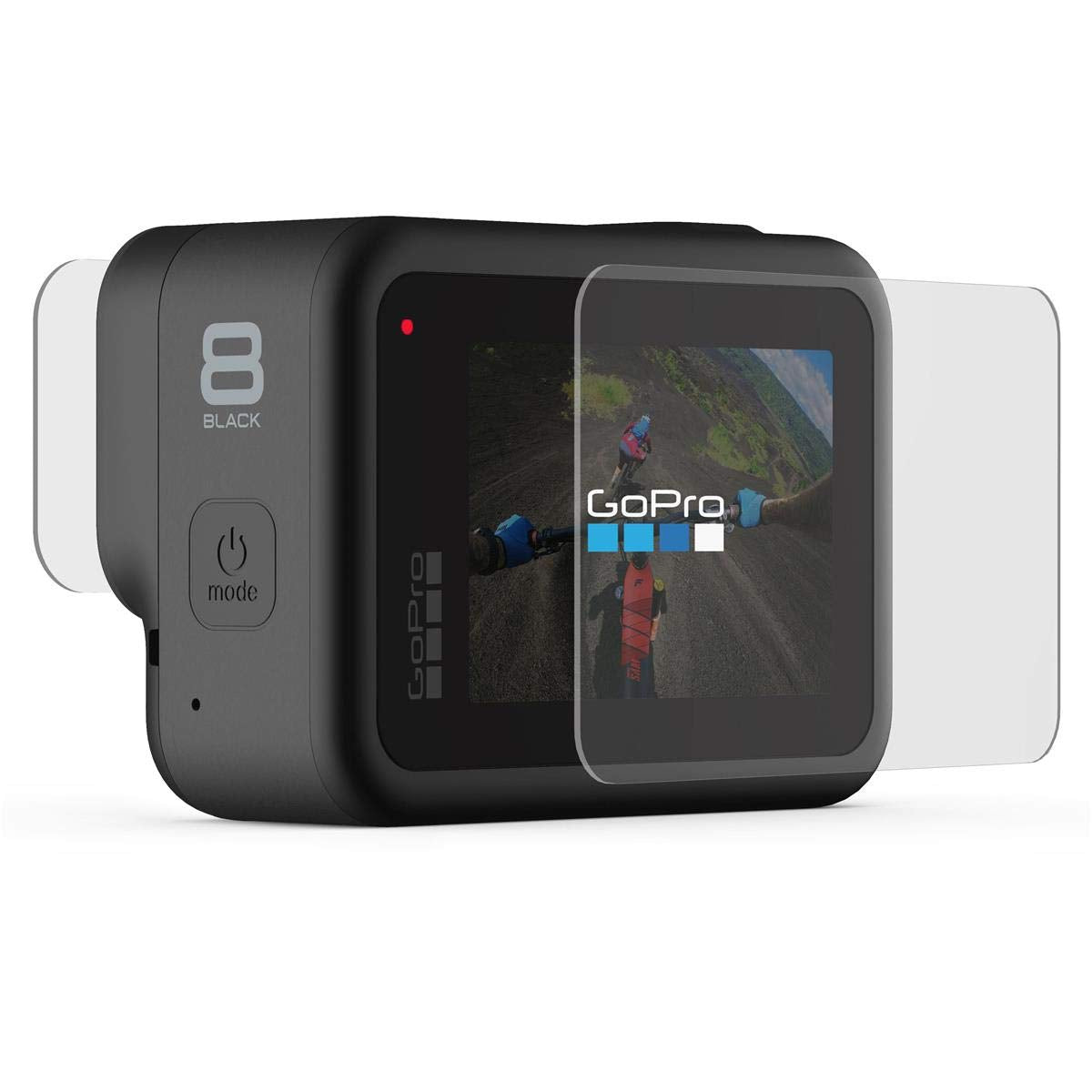 GoPro Tempered Glass Lens Plus Screen Protectors for Hero 8 Black