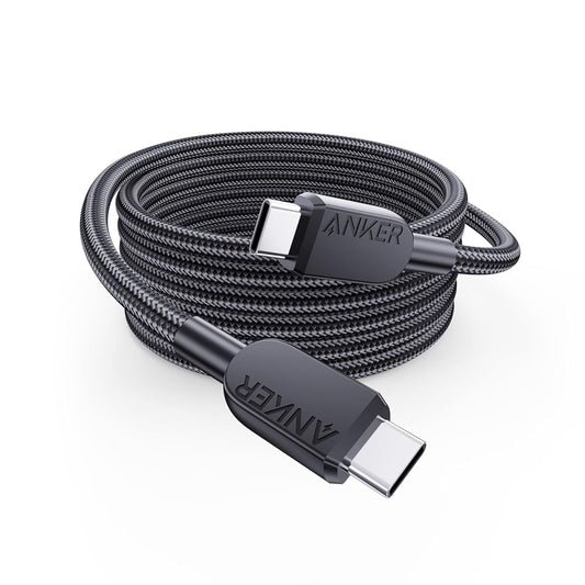 ANKER 240W USB-C TO USB-C CABLE (0.9M)(A81C5) BLACK