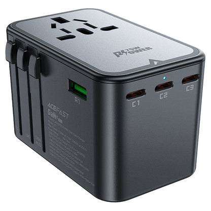 Acefast Z1 PD75W GaN 5-Port Multifunctional Travel Charging Adapter