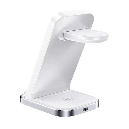 Acefast E15 Desktop 3-IN-1 Wireless Charging Stand White