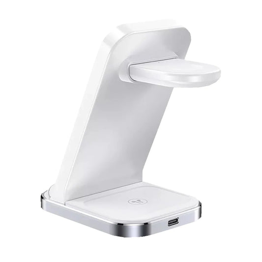 Acefast E15 Desktop 3-IN-1 Wireless Charging Stand White