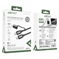 Acefast C20-01 USB-C to USB-C/Lightning Aluminum Alloy Cable (1M) Black