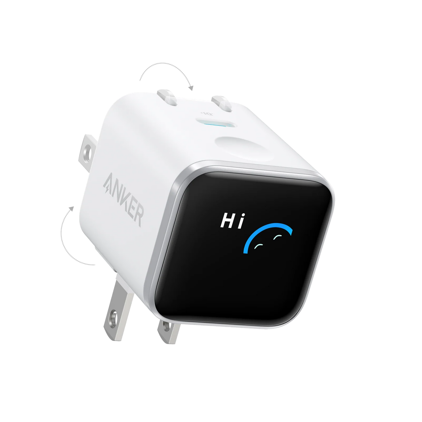 Anker 45W Nano Charger with Smart Display (A121D)