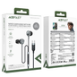 Acefast l6 usb-c in-ear wired earphones with mic black