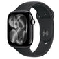 Apple Watch 11 46MM Jet Black Aluminum with Black Sport Band M/L