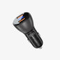 Acefast B7 45W Dual Port USB-A Car Charger with Digital Display