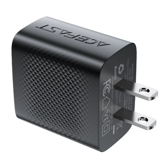 Acefast A101 PD30W GaN USB-C Charger Black