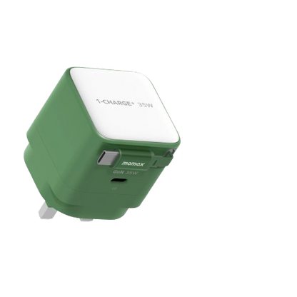 Momax 1-Charge Plus 35W Gan Charger with 1 USB-C Port (UM72CN)