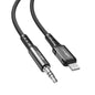 ACEFAST C1-06 LIGHTNING TO 3.5MM ALUMINUM ALLOY AUDIO CABLE (1.2M) BLACK