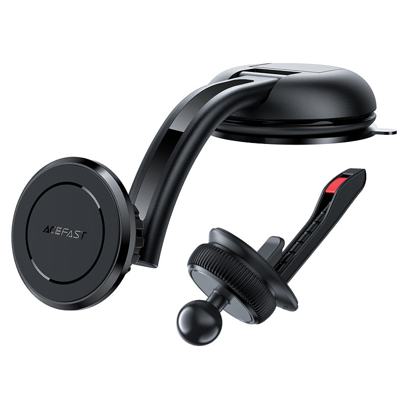 Acefast D7 Multi-functional magnetic car holder black