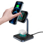 Acefast E1 Air Charge Desktop 2-in-1 Wireless Charging Stand Black