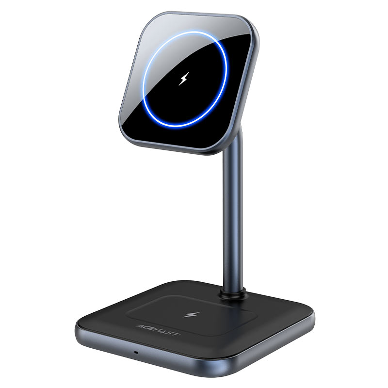 Acefast E1 Air Charge Desktop 2-in-1 Wireless Charging Stand Black