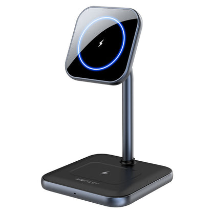 Acefast E1 Air Charge Desktop 2-in-1 Wireless Charging Stand Black