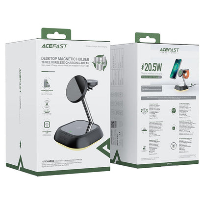 Acefast E16 Desktop 3-in-1 Wireless charging holder black