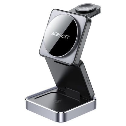 Acefast E20 Desktop 3-IN-1 Wireless Charging Holder Black