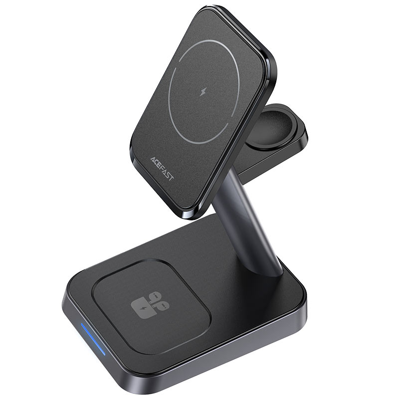 Acefast E3 Desktop 3 IN 1 Wireless Charging Stand Black
