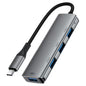 Acefast J15 4-In-1 USB-C Hub Metal Grey