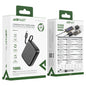 Acefast M15 10000 PD 20W Powerbank with Built-in Cable Black