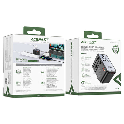 Acefast Z1 PD75W GaN 5-Port Multifunctional Travel Charging Adapter