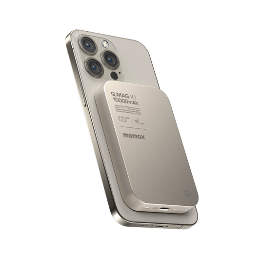 Momax Q.Mag X1 10000 MAH Magnetic Wireless Powerbank (IP117)