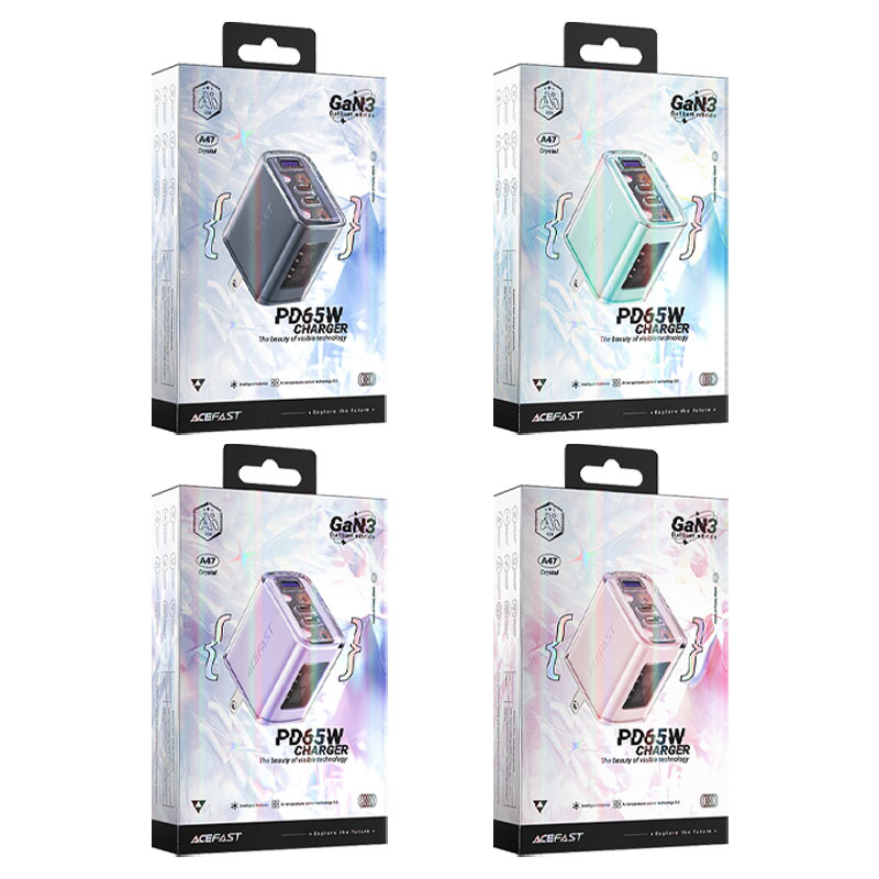 Acefast A47 Sparkling Series PD65W GaN Charger